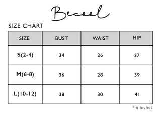 Be Cool Size Chart | Sisterhood Style Boutique