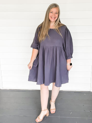 Nova Navy Easy Breezy Dress | Sisterhood Style Boutique