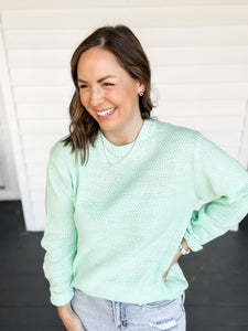 Maribelle Mint Green Sweater