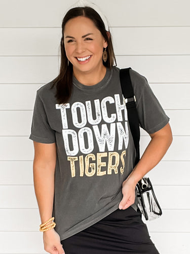 Touchdown Tigers Comfort Colors Tee | Sisterhood Style Boutique