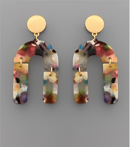 Acrylic Arch Dangle Earrings | Sisterhood Style Boutique