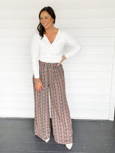 Load image into Gallery viewer, Nora Navy Print Wide Leg Pants | Sisterhood Style Boutique