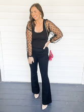 Load image into Gallery viewer, Joanna Cello Pull On Flare Black Jeans | Sisterhood Style Boutique