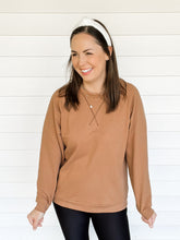 Load image into Gallery viewer, Sloane Camel Soft Cotton Pullover | Sisterhood Style Boutique