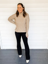 Load image into Gallery viewer, Teagan Textured Taupe Soft Sweater | Sisterhood Style Boutique