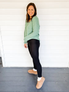 Lori Fleece Lined Leggings | Sisterhood Style Boutique