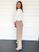 Load image into Gallery viewer, Tiffany Wide Leg Taupe Pants | Sisterhood Style Boutique