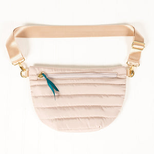 Quinn Quilted Belt Bag in Sand | Sisterhood Style Boutiique