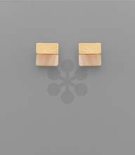 Load image into Gallery viewer, Stone Modern Square Stud Earrings | Sisterhood Style Boutique