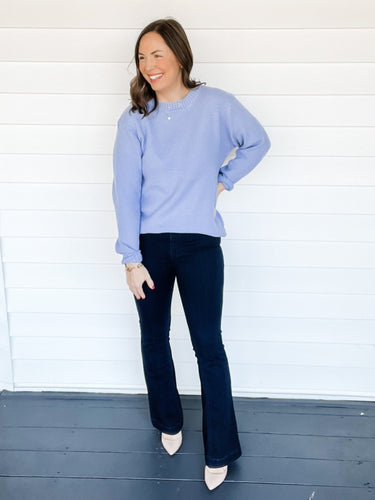 Maribelle Spring Blue Sweater | Sisterhood Style Boutique