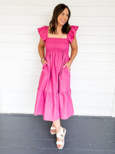 Load image into Gallery viewer, Franny Flutter Sleeve Maxi Dress | Sisterhood Style Boutique