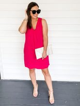 Load image into Gallery viewer, Jess V-Neck Sleeveless Pink Dress | Sisterhood Style Boutique
