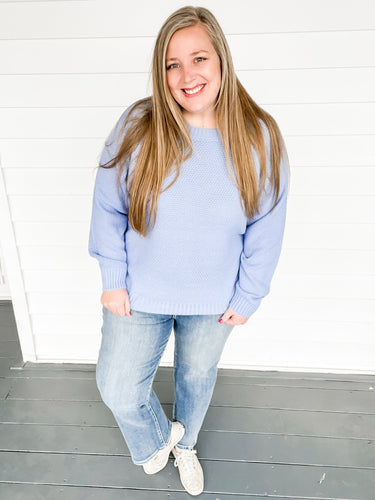 Maribelle Spring Blue Sweater | Sisterhood Style Boutique