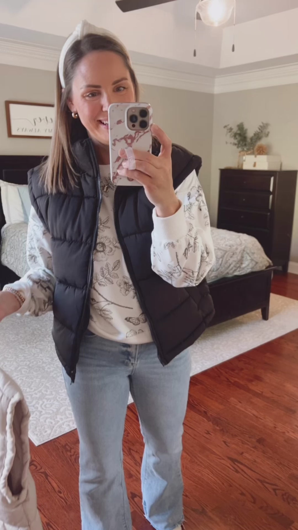 Valerie Zip Up Puffer Vest Fit Video | Sisterhood Style Boutique