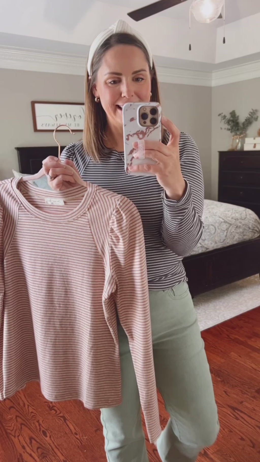 Ginger Striped Knit Long Sleeve Top Fit Video | Sisterhood Style Boutique