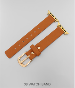Faux Leather Smartwatch Band