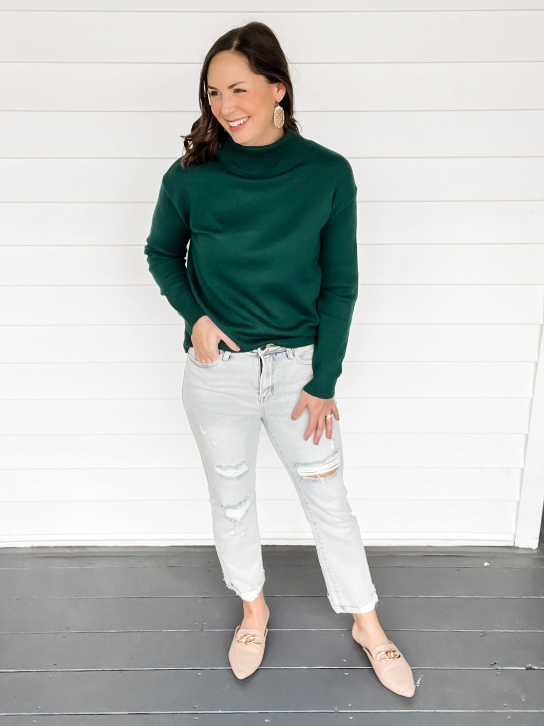 Chloe Classic Chic Turtleneck Sweater | Sisterhood Style Boutique