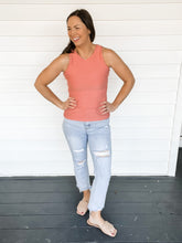 Load image into Gallery viewer, Tanya Textured High Neck Tank Top | Sisterhood Style Boutique