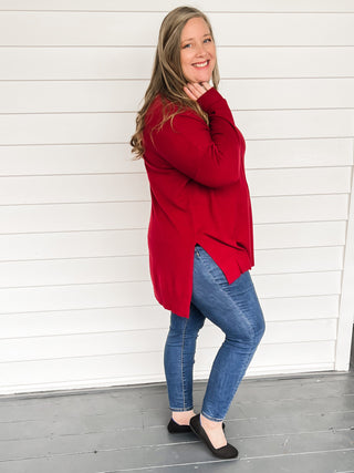 Val Soft V-Neck Sweater PLUS | Sisterhood Style Boutique