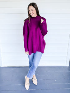 Grace Fine Knit Poncho Sweater