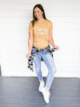 Load image into Gallery viewer, Marigold Tigers Heart Graphic Tee | Sisterhood Style Boutique