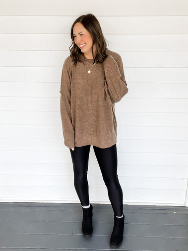 Reese Soft Relaxed Pocket Sweater | Sisterhood Style Boutique