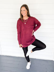 Claire Waffle Knit Tunic | Sisterhood Style Boutique