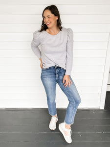 Brooklyn Puff Sleeve Sweatshirt | Sisterhood Style Boutique