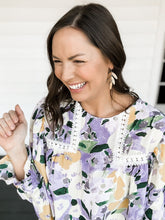 Load image into Gallery viewer, Flora Lavender Floral Top | Sisterhood Style Boutique