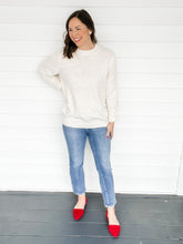 Load image into Gallery viewer, Valentina Ivory Heart Sweater | Sisterhood Style Boutique