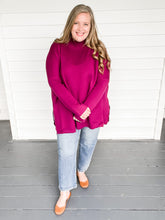 Load image into Gallery viewer, Grace Fine Knit Poncho Sweater