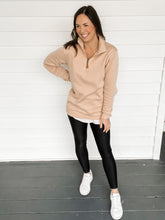 Load image into Gallery viewer, Miley Vintage Quarter Zip Pullover | Sisterhood Style Boutique