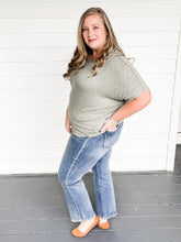 Load image into Gallery viewer, Eden Olive Green Knit Top | Sisterhood Style Boutique