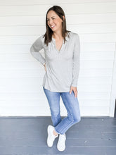 Load image into Gallery viewer, Harper Henley Knit Top | Sisterhood Style Boutique
