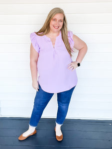 Emory Everyday Flutter Sleeve Top | Sisterhood Style Boutique