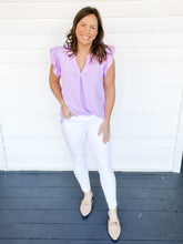 Load image into Gallery viewer, Emory Everyday Flutter Sleeve Top | Sisterhood Style Boutique