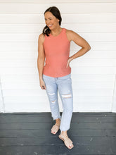 Load image into Gallery viewer, Tanya Textured High Neck Tank Top | Sisterhood Style Boutique