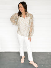Load image into Gallery viewer, Thea Mint Floral Top | Sisterhood Style Boutique