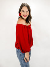 Load image into Gallery viewer, Ashley Off the Shoulder Top | Sisterhood Style Boutique