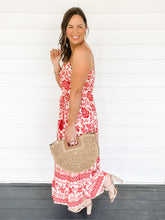 Load image into Gallery viewer, Margarita Red Floral Print Maxi Dress | Sisterhood Style Boutique