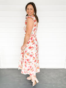Rosa Smocked Midi Dress | Sisterhood Style Boutique