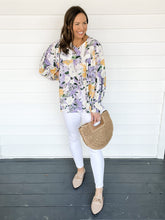 Load image into Gallery viewer, Flora Lavender Floral Top | Sisterhood Style Boutique
